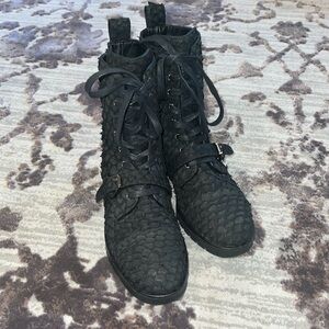 Alexander wang combat boots
